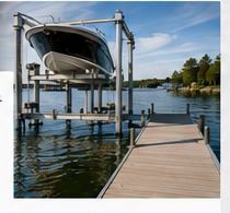 Aluminum elevator boat lift